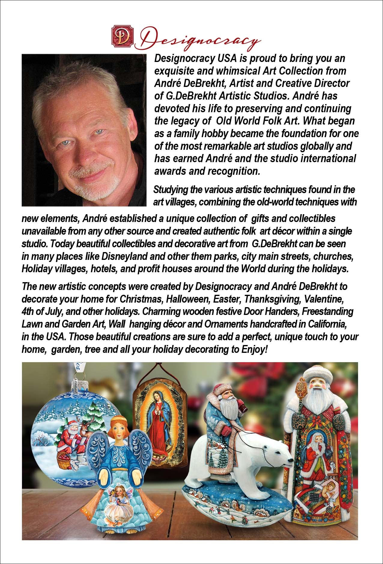 Day Of The Dead Shape Refrigerator Magnets Set of 3