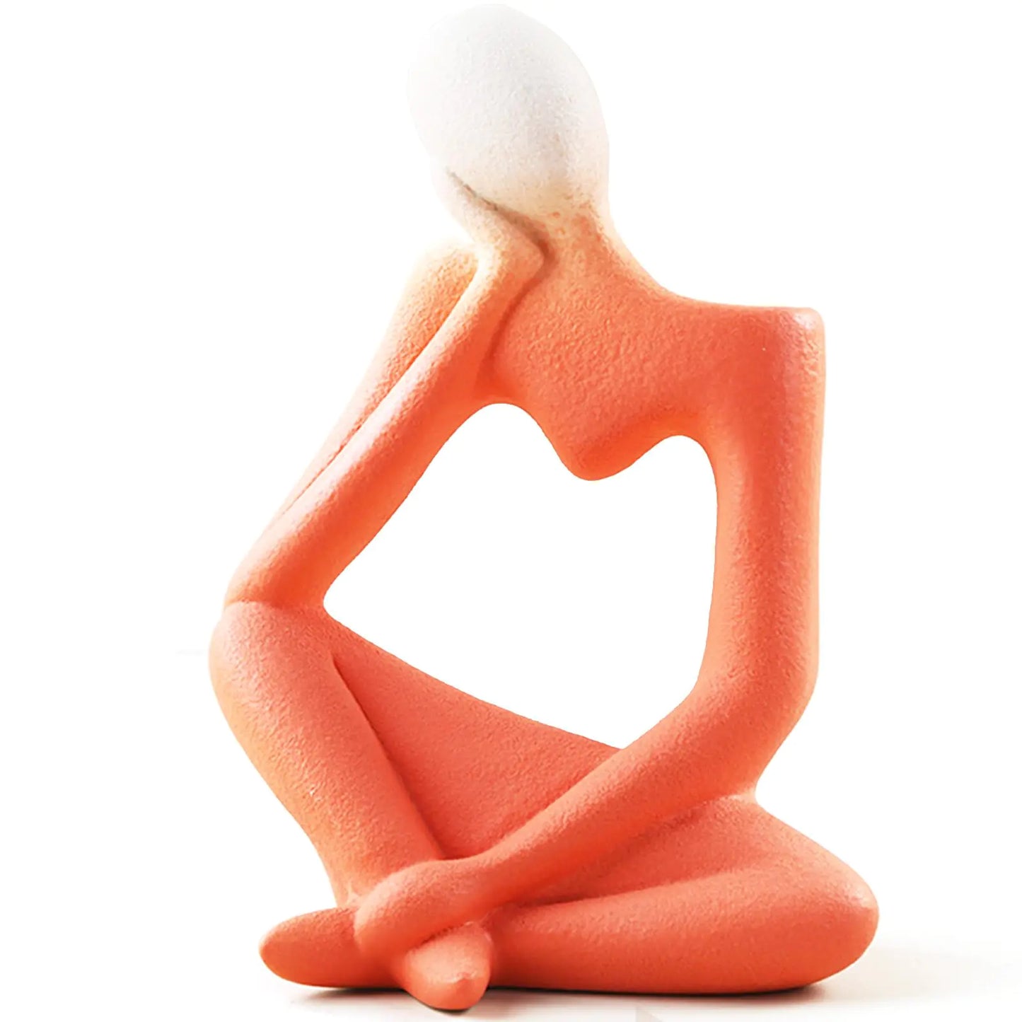 Arawat Ceramic Red Vase Flower Vase for Home Decor Modern Style Thinker Vase for Table Shelf Home Decor Fit for Fireplace Bedroom Kitchen Living Room Centerpieces Wedding Office Desk Birthday Gifts