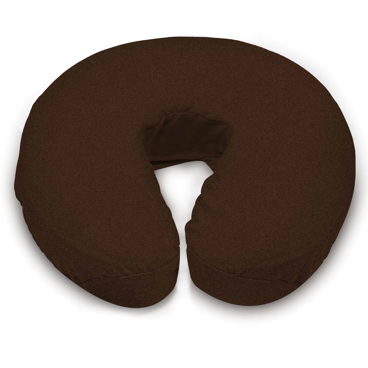 LONDON LINENS Soft & Heavy Microfiber Massage Tables Face Cradle Covers Cozies Fitted- 4 Pieces (Mocha)