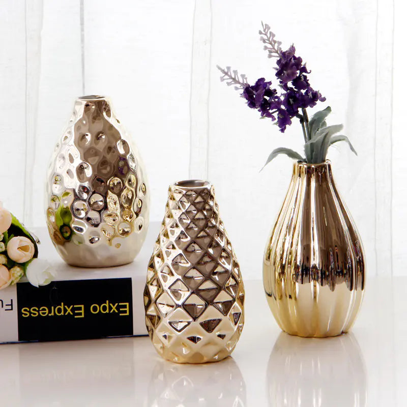 Nordic Ceramic Small Flower Vase for Home Decor