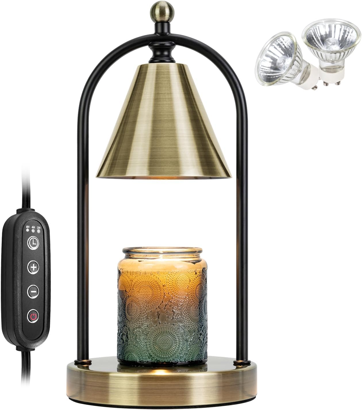 Soilsiu Candle Warmer Lamp With Timer, Electric White Light for Bedroom
