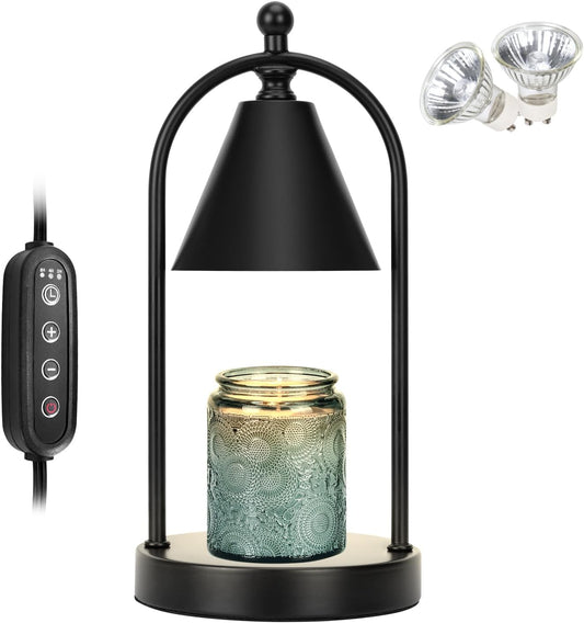 Soilsiu Candle Warmer Lamp With Timer, Electric White Light for Bedroom