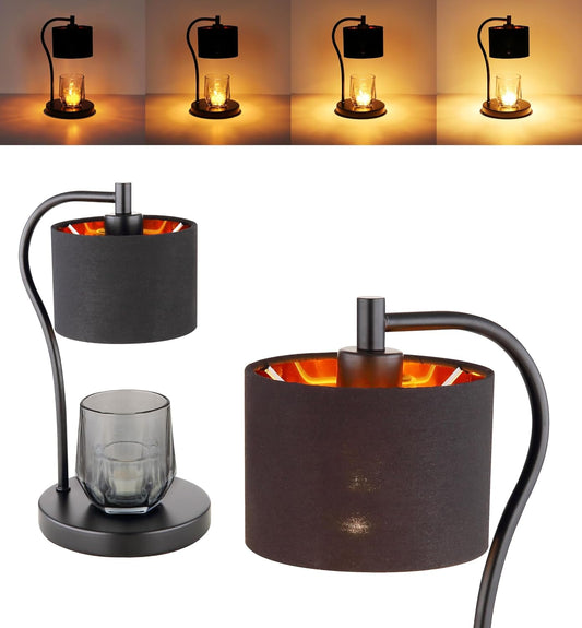 Fabric Candle Warmer Lamp, Dimmerable Candle Warmer with 2