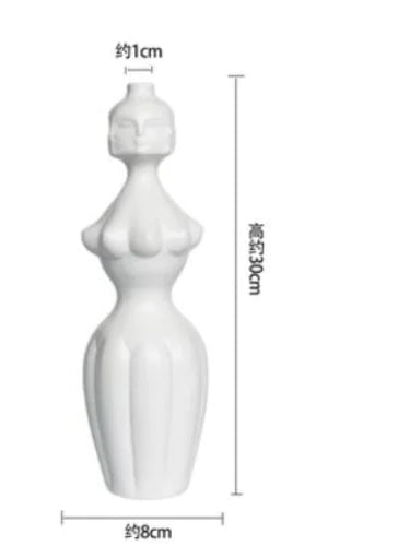 Face Ceramic Flower Pot - Home Decor Vase