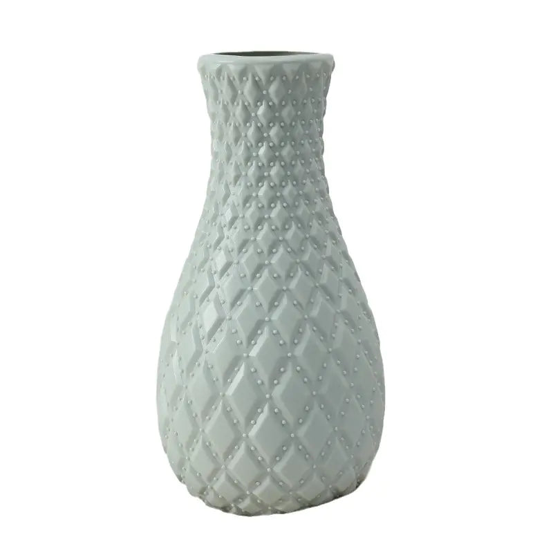 Nordic Style Durable Plastic Flower Vase for Home Decor