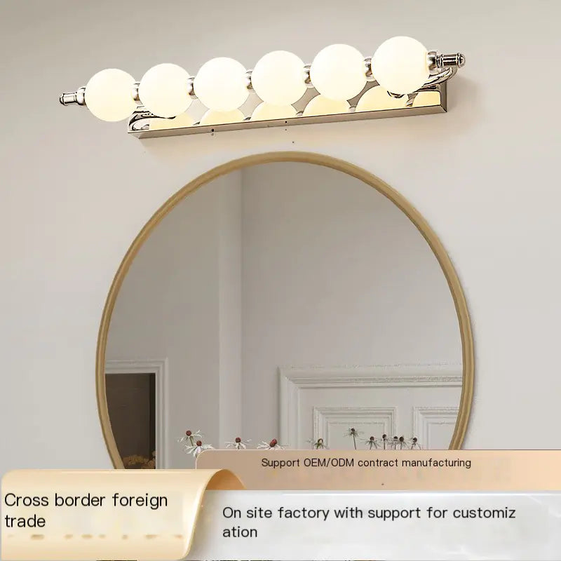 LED Round Vanity Mirror Light for Bedroom and Makeup